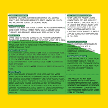 Load image into Gallery viewer, Benesafe Plant Based Insecticide - Label Instructions