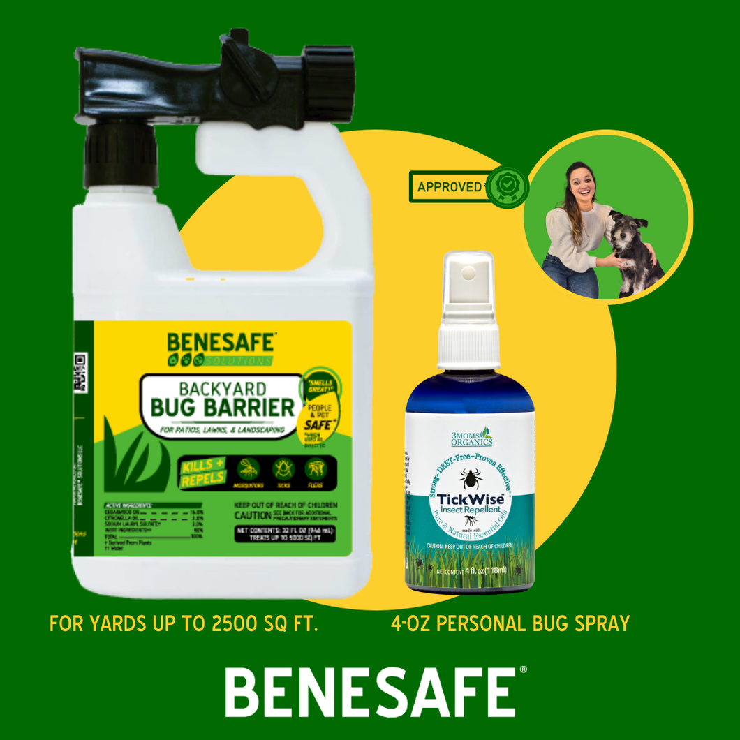 1- Pack Benesafe Quick Fix Bundle | Bug Spray, Lawn Spray & More