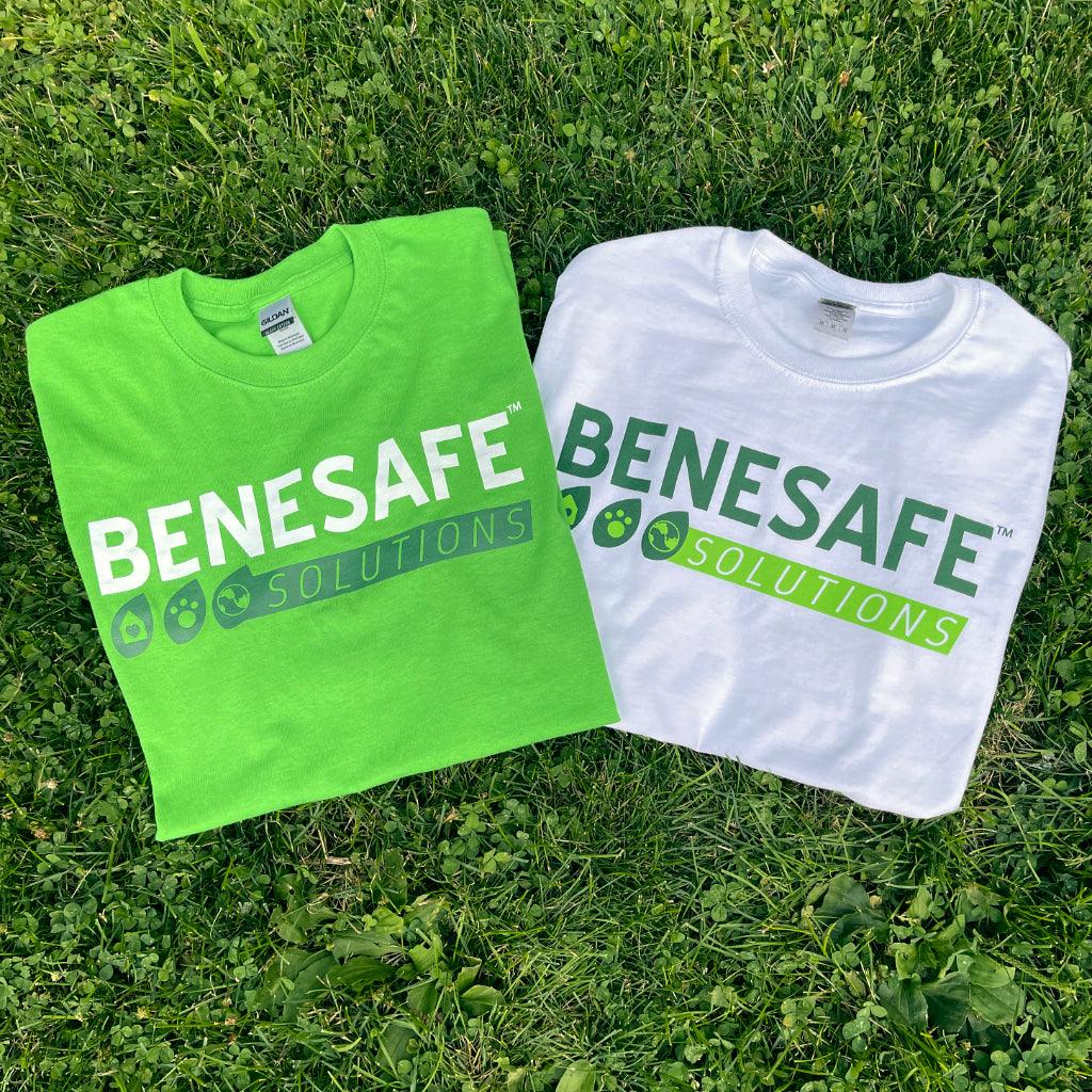 Show off your love for Benesafe's Plant-Based Insect Repellant by wearing a 100% cotton T-Shirt with our Logo.